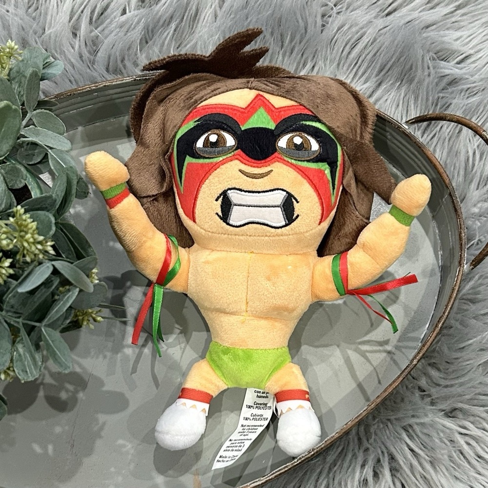 Ultimate Warrior WM Exclusive Plush 9" Figure Wrestling Stuffed‎ 2023 WWE WWF